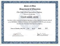 (image for) Fake Ohio GED